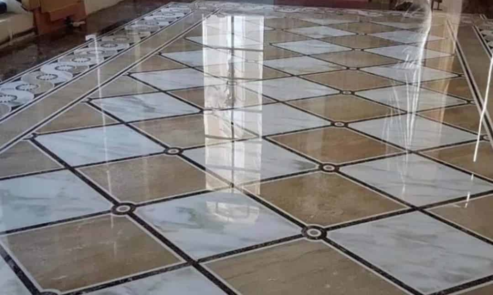 Marble polishing project in Dubai