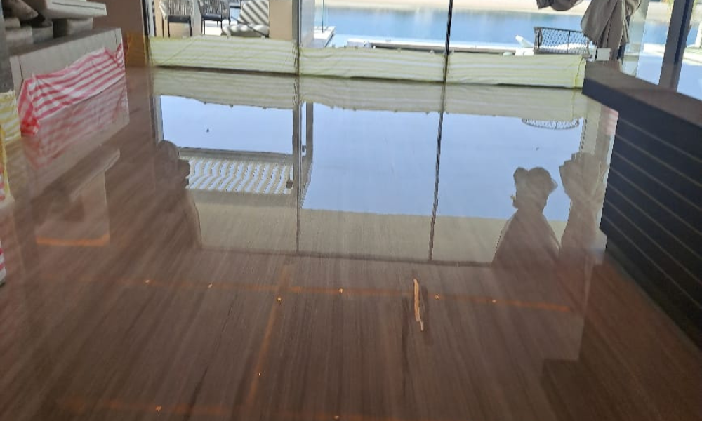 Marble polishing project in Dubai