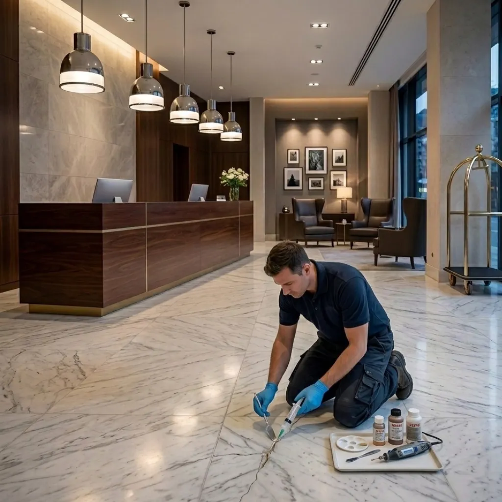 Marble-Floor-Crack-Repair