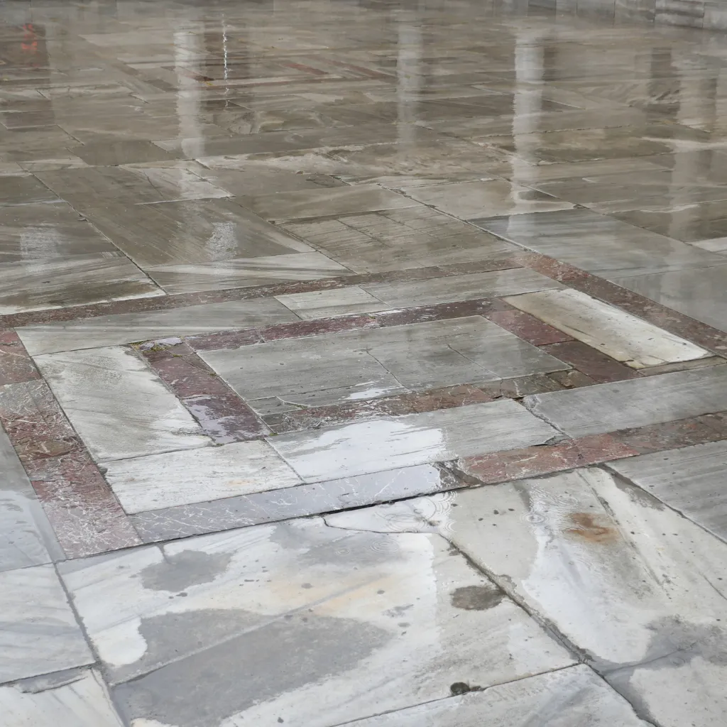 Hard water stains