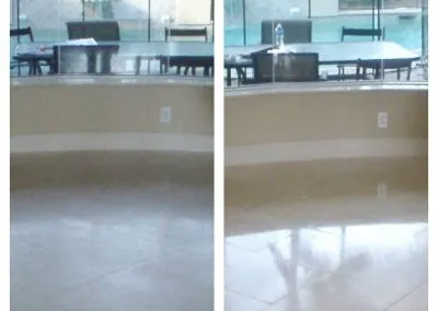Marble floor restoration